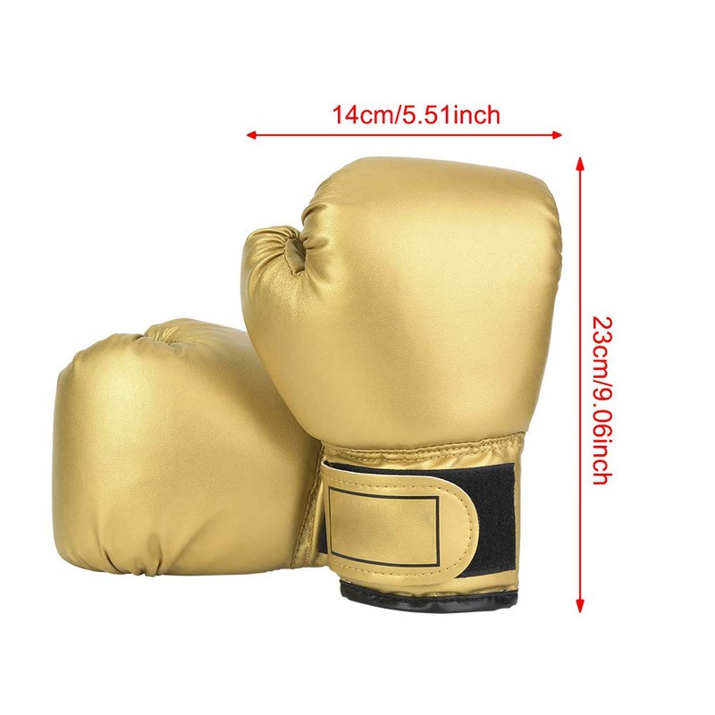 Boxing Gloves PU Leather Boxing Gloves Kickboxing Martial Arts Karate