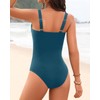 Womens One Piece Swimsuits Tummy Control- Slimming U Ring Bathing