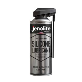 JENOLITE Silicone Spray Lubricant | Smart Straw | High Performance Multi-Purpose Lubrication | Heat Resistant, Repels Dirt & Moisture, Non-Toxic Lubricant | 400ml (13.5fl oz)