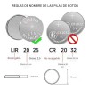 Cargador Pila Botón +2pilas Recargables Lir2032-2025-2016usb
