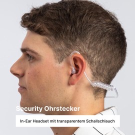 Hoornie Radio Headset (2-Pack) for Motorola TLKR and TalkAbout Series TLKR-T60, TLKR-T61, TLKR-T62, TLKR-T72, TLKR-T80, TLKR-T81, T82 Extreme, TLKR T92 H2O with 10 (x2) Ear Plugs