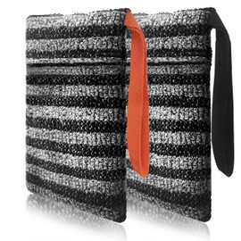 Beiskll Soap Bags, Bar Soap Pouch and Soap Saver Pocket for Use in Shower, Body Scrubber Sponge for Baths, Gentle Exfoliating, 2 Pack