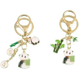 Couples Cute Keychains Charms Couple Key Rings Womens Purse Charms Couple Cute Key chains Couples Charms (Style 1, One size)