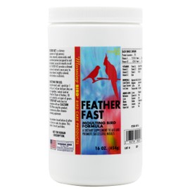 Morning Bird Feather Fast, Dietary Supplement for Moulting Birds, Mix with Bird Food, 16 oz