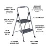 HFT FRANKLIN 2 Step (Two-Step) Stool Ladder by Franklin Type