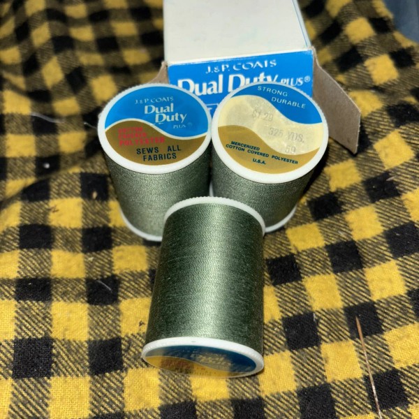 J&P Coats 3 Lot J&P Coats Sage #59 -Dual Duty