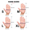 TOPARCHERY Three Finger Archery Gloves Leather Finger Guards for Archery