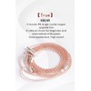KBEAR Headphone Cable, 4N Copper Oxygen Free Headphone Monitor Cable
