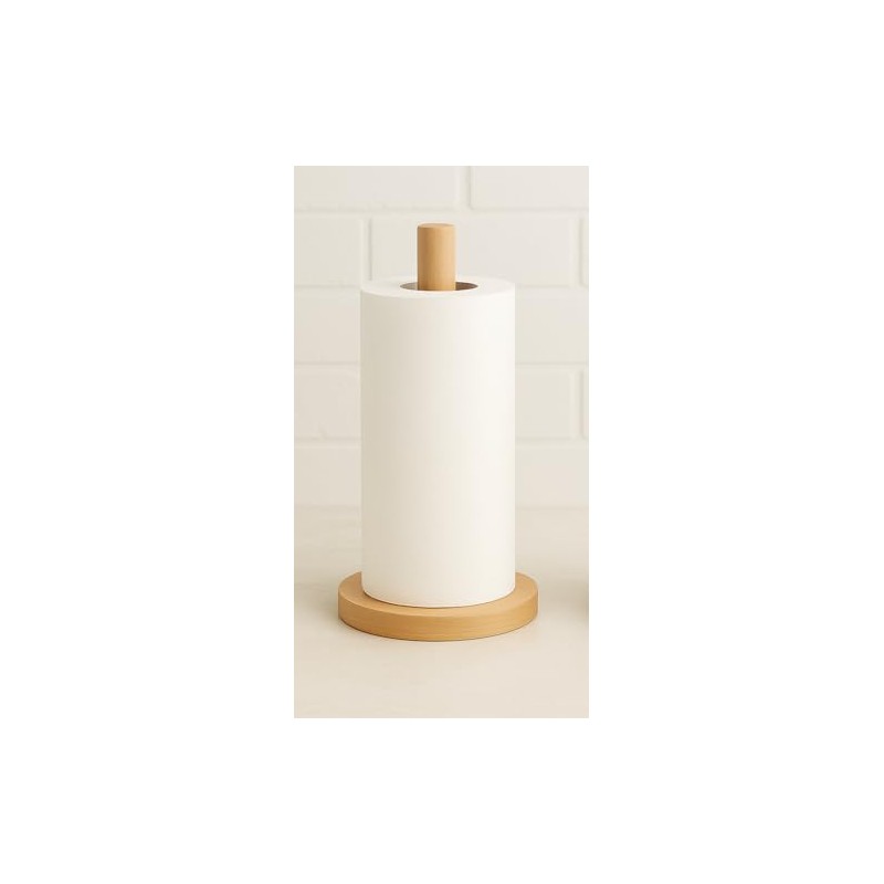 Accent Vibes Puregrain Paper Towel Holder, Beech Wood, 30 cm