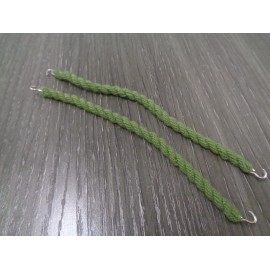 Vanguard GENUINE U.S. ARMED FORCES BOOT BANDS: TROUSER BLOUSERS - GREEN ELASTIC ONE SET