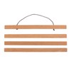 Teak Wood Magnetic Poster Hanger Frame Wooden Magnetic Hanger Frame