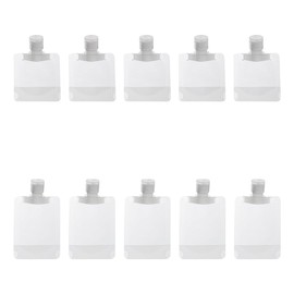 10 x tragbare Reisebeutel aus Kunststoff mit Sprühdüse, 30/50 ml Reiseflaschen für Toilettenartikel und Kosmetika.