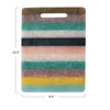 Creative Co-Op Marbled Resin Striped Cheese and Serving Board with