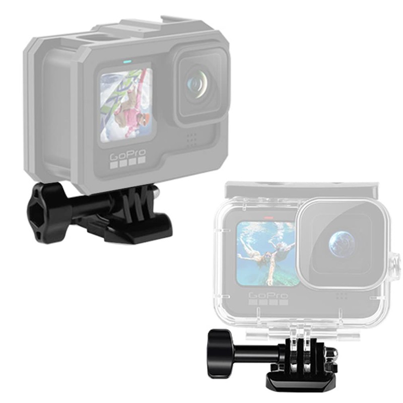 316 Stainless Steel Thumbscrew for Gopro Hero 11/10/9/8/7/6/5，Fire Rock Stainless