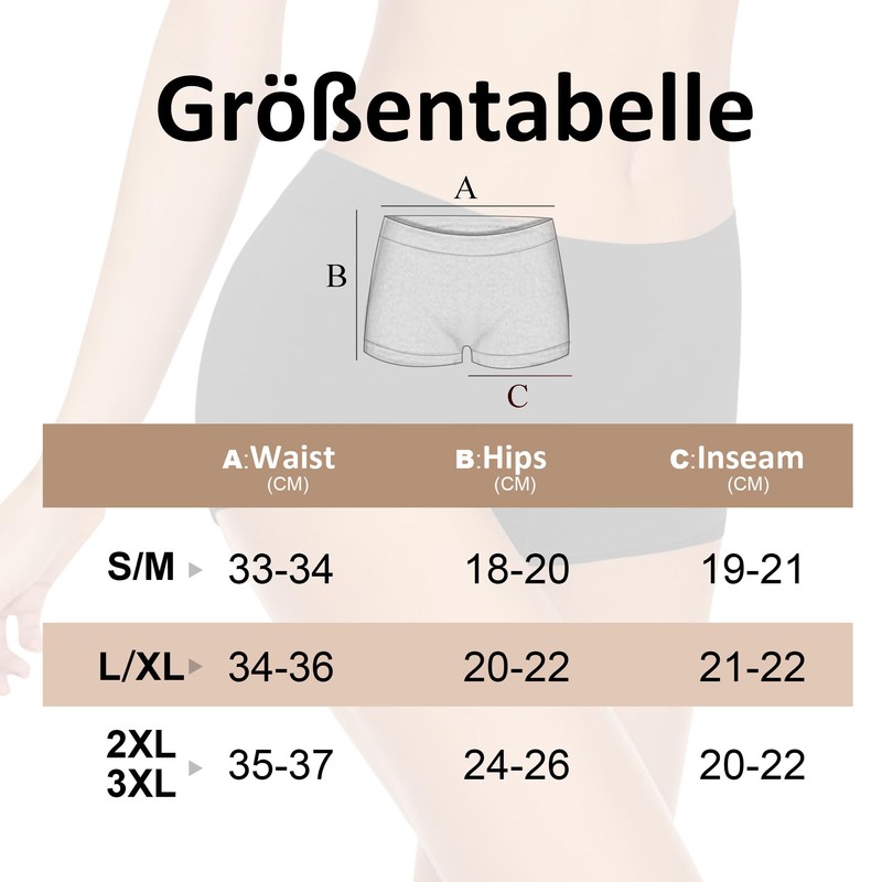 Libella 3908 Women's Boxer Shorts, Micro-Fibre, without Side Seams, Pack