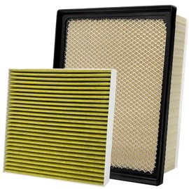 Capume 2PCS Cabin Engine Air Filter JMY09 JMP100 Kit Fits for Tacoma 3.5L 2016 2017 2018 2019 2020 2021 2022 2023, Replacement for 178010P100, CA11895, 87139YZZ09, CF10374