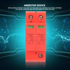 QANYEGN DC1000V 2P 10Ka to 20Ka Miniature Circuit Breaker, House Surges Protector, Low Voltage Arrester Device