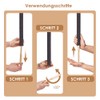 Eulenke Pack of 50 Wax Torches with Hand Guard, 90-100