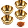 Dipping Bowls, Stainless Steel Dipping Sauce Dishes, Small Round Seasoning