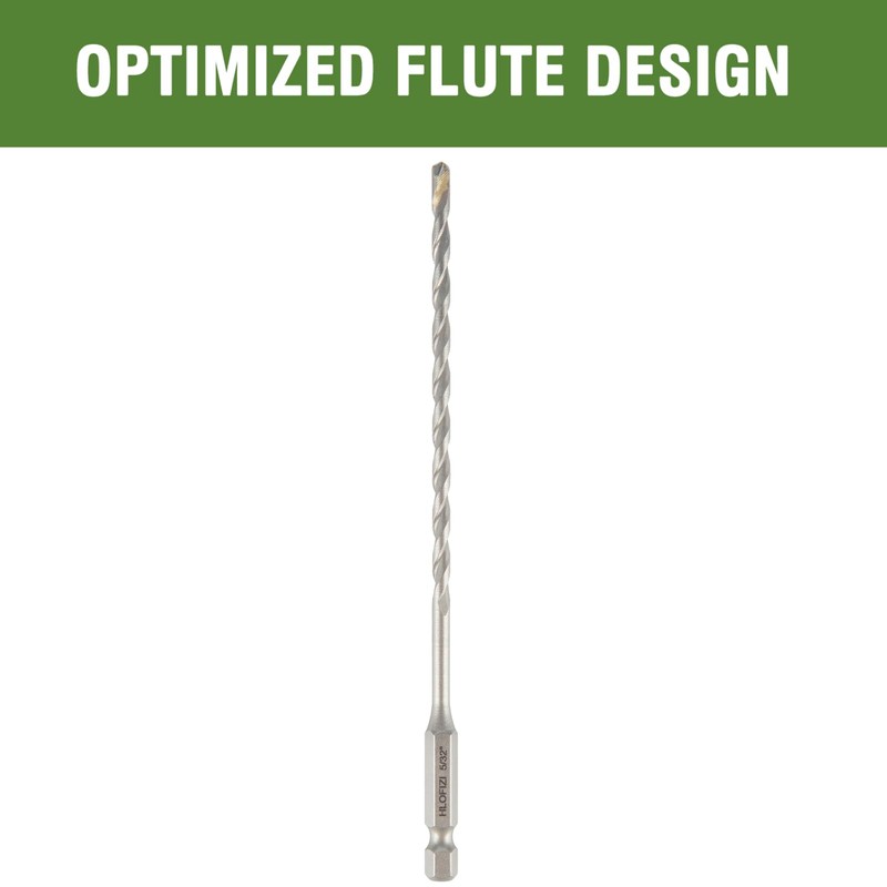 HLOFIZI 5/32" x 6" Masonry Drill Bits 5/32 inch Concrete