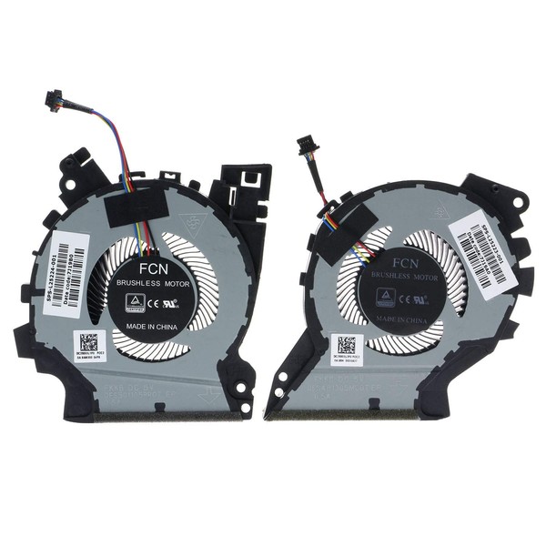 CPU&GPU Cooling Fan for HP ZBook 15v G5 Mobile Workstation