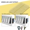 Xhtechnology 8 Gang Aluminum Rocker Switch Panel - 12V/24V Switch