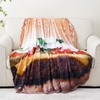 BATTILO HOME 71 Inch Hamburger Blanket Adult Size, for Women,