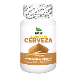 Levadura De Cerveza, 100 Cápsulas, Calidad Premium