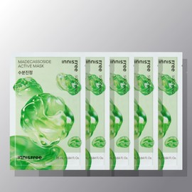 innisfree 이니스프리 액티브 마스크 마데카소사이드 [수분진정] 25mL 5매, 1개