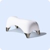 TUSHY Ottoman - Color: Brushed Nickel, Size: Original
