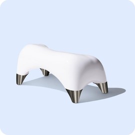 TUSHY Ottoman - Color: Brushed Nickel, Size: Original