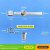 2 Pcs Sliding Door Lock Sliding case Lock Window Lock