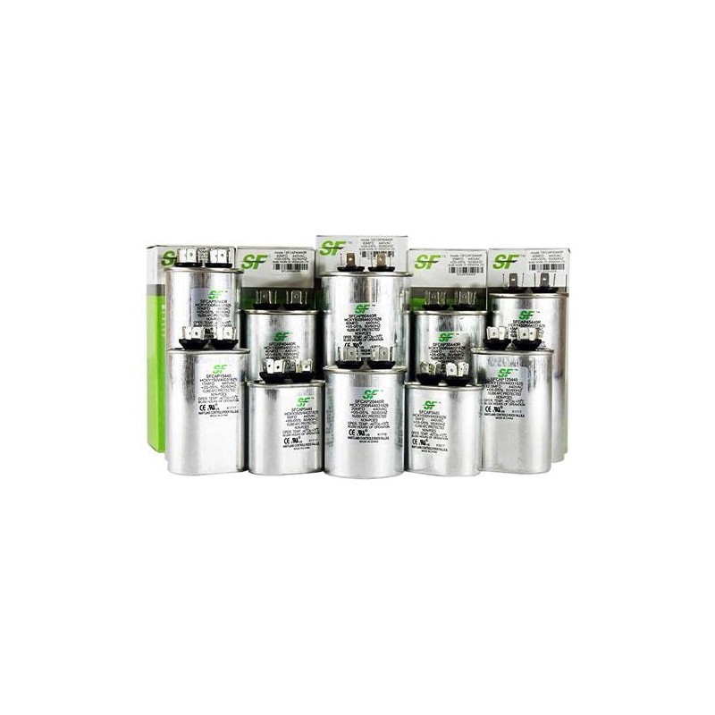45 + 5 MFD Capacitor 370 or 440 VAC 45+5uf