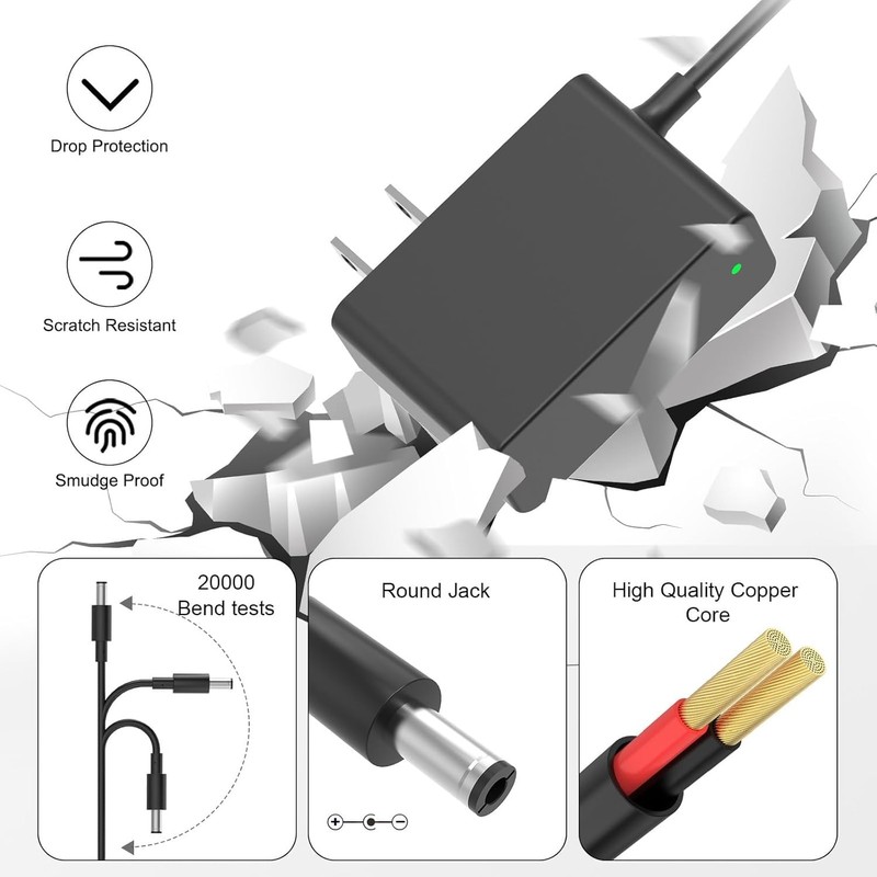 IBERLS DC 9V Power Adapter, Charger for Guitar Pedal Compatible