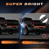 AMEXMART 60 Inch Tailgate Light Bar, Aluminum Frame Triple Row