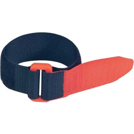 Fastech Klettband with Gurt Haft- and Flauschteil (L x B) 480mm x 25mm black, Rot F101-25-480-5 5St