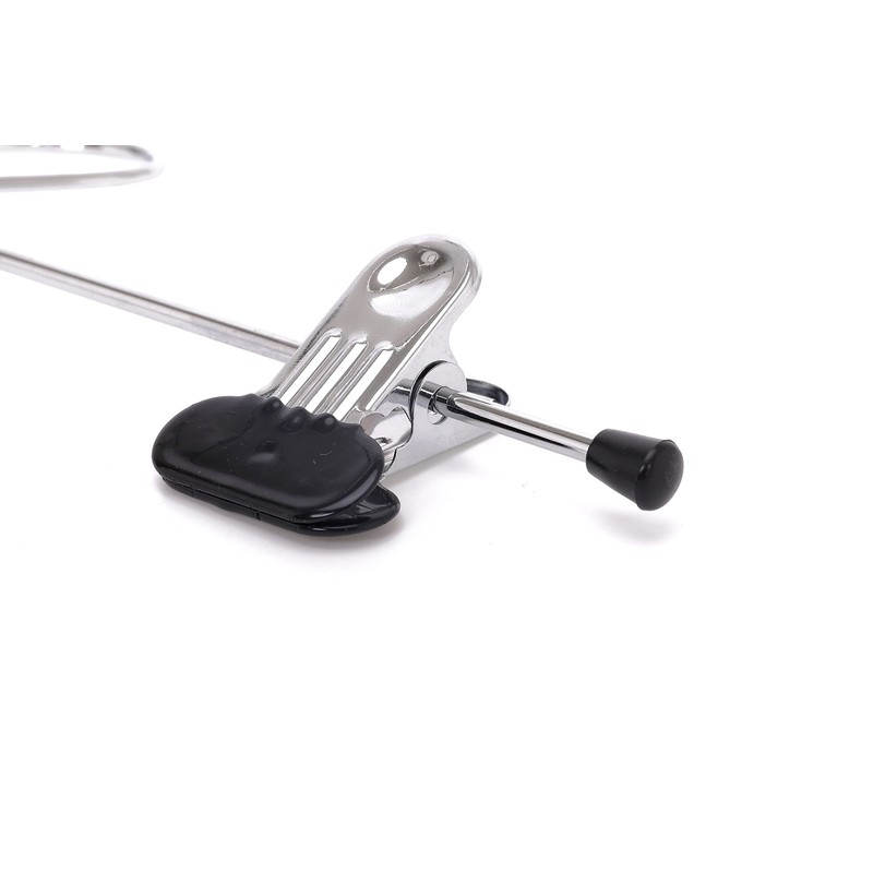 6 Quality Pants Hangers Heavy Duty Add-on Skirt/Slack Metal Hanger,