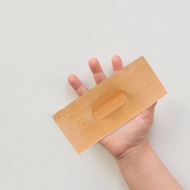 HEMOTON Musical Sand Block for Music Teaching Wooden Block Musical Instrument for Playing Performance 13x5cm