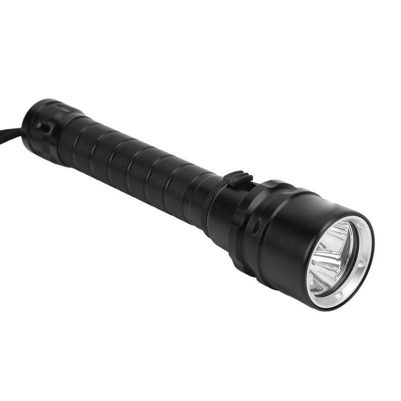 QS‑42 Diving Flashlight Underwater Diving Light 100m Depth Waterproof Torch