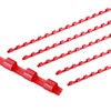 PATIKIL 6mm (1/4") Kunststoff-Bindekämme, 50 Stück 21 Ringe Bindekämme 20