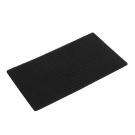 Amon 3957 Velcro Tape (Male) with Glue 3.5 x 5.9 inches (90 x 150 mm), Black