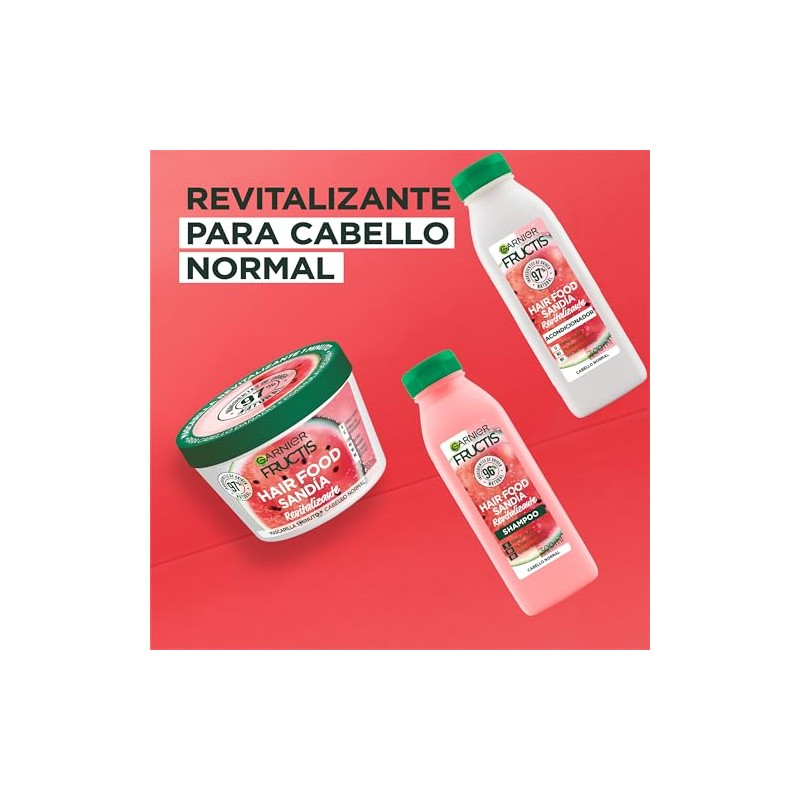 Kit Garnier Fructis HairFood Sandía rutina para cabello apagado