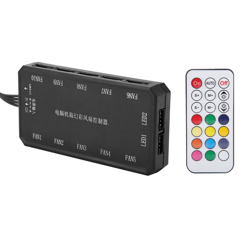 15m RF Wireless Control Colorful Fan Computer Fan Controller with