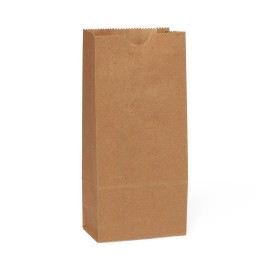 Medline Brown Paper Bag, #2, 4" X 2.5" X 8", Pack of 500
