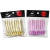 8-Piece Aluminum Beauty Hair Clips TJ 2ea