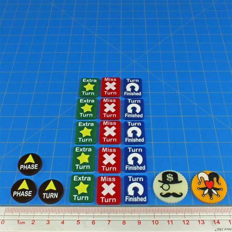 LITKO Board Game Token Set | Turn Tracker | Phase