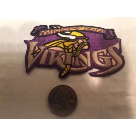 Unbranded Minnesota Vikings vintage embroidered iron on Patch 3.5” X 2”
