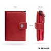 BEWMER v2 Shielded Slim Wallet with Coin Compartment for Men