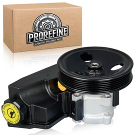 Upgraded Power Steering Pump with Pulley Compatible with 1996-2001 Cherokee Sport Utility 1997-2003 Wrangler 4.0L Replace 20-38771 52087871 52087871AB