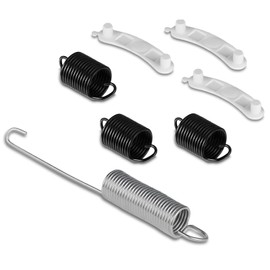 Xwayexa Washing Machine Suspension Spring Kit (3x WP63907 Springs + W10250667 Counterweight + 3x 285744 Tub Pads), Complete Repair Set for Whirlpool/Maytag/Kenmore Washers